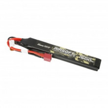 Photo BAT128-3 2S 7.4V 1500mAh 25C Lipo battery 2 sticks Genspow