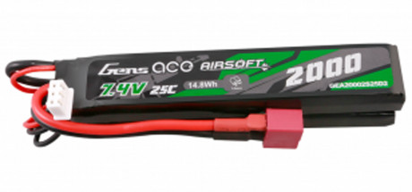 Photo BAT129-1 Batterie 7,4v 2000 mah T-dean