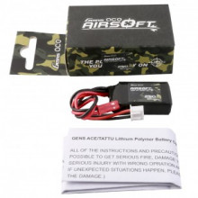 Photo BAT131-2 Batterie Lipo 7.4V 250mah 35C 1 élément Genspow