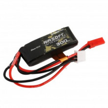 Photo BAT133-2 Batterie Lipo 7.4V 300mah 35C 1 element JST-SYP PLUG Genspow