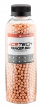 Acetech 0.20g x 2700 Tracer Red Airsoft bbs in bottle