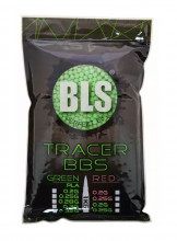 BB BILLES BLS TRACER SACHET 2000rds VERT  - 0.32g BIO