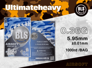 BLS BIO 0.36g biodegradable airsoft heavy pellets ...