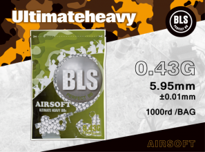 Heavy 6mm biodegradable airsoft pellets BLS BIO ...