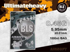 Heavy 6mm airsoft biodegradable pellets BLS BIO ...