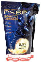 Billes Airsoft 6mm 0,20g en sachet de 3000 bbs