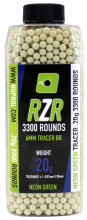 Airsoft bbs 6mm RZR 0.20g bottles 3500 bbs TRACER ...