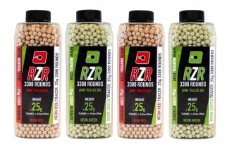 Photo BB9134-6 Billes RZR TRACER en bouteille de 3300 - Nuprol