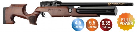 Carabine à air PCP Aselkon MX6 Jet Black Grande ...