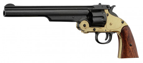 CD1008L-01 Réplique décorative Denix de Revolver Smith & Wesson 1869 Photo CD1008L-01 Réplique décorative Denix de Revolver Smith & Wesson 1869