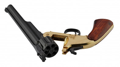 CD1008L-04 Réplique décorative Denix de Revolver Smith & Wesson 1869 Photo CD1008L-04 Réplique décorative Denix de Revolver Smith & Wesson 1869