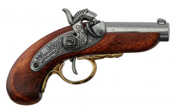 CD1018-03 Denix decorative replica of Deringer Philadelphia 1850 pistol Photo CD1018-03 Denix decorative replica of Deringer Philadelphia 1850 pistol