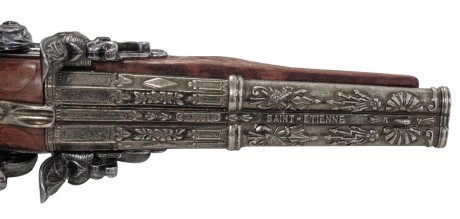 CD1026-02 Decorative replica Denix of French pistol with 2 barrels 1806 Photo CD1026-02 Decorative replica Denix of French pistol with 2 barrels 1806