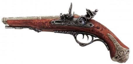CD1026-03 Decorative replica Denix of French pistol with 2 barrels 1806 Photo CD1026-03 Decorative replica Denix of French pistol with 2 barrels 1806