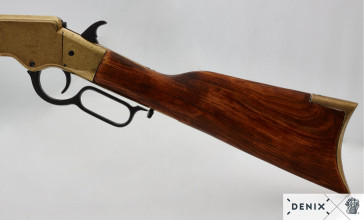 CD1030L-07 Réplique décorative Denix du fusil Henry de la Guerre de Sécession. Photo CD1030L-07 Réplique décorative Denix du fusil Henry de la Guerre de Sécession.