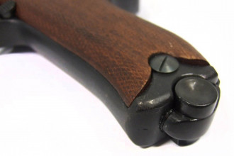 CD11432-05 Pistolet Denix Luger P08 Parabellum crosse bois Photo CD11432-05 Pistolet Denix Luger P08 Parabellum crosse bois