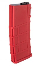 CLE7110-1 Mid-cap 200 bbs magazine Red for M4 series Photo CLE7110-1 Mid-cap 200 bbs magazine Red for M4 series