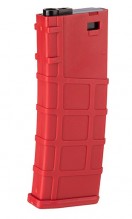 CLE7110 Mid-cap 200 bbs magazine Red for M4 series Photo CLE7110 Mid-cap 200 bbs magazine Red for M4 series
