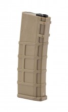Photo CLE7112 Chargeur mid-cap 200 billes tan pour M4 séries - BO manufacture