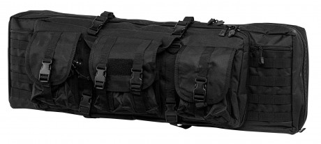 Black tactical case for long guns - 92 cm