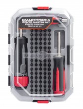 Photo EN10051-02 Tournevis avec 83 embouts et tournevis dynamométrique SMART TORQ