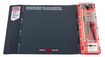 Photo EN10222-2 Real Avid handgun cleaning station