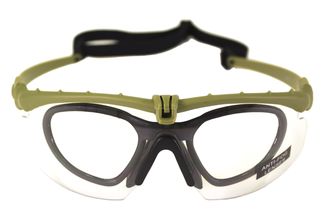 Photo INSERT-2-Lunettes Battle Pro Thermal Vert/Clear avec insert - Nuprol