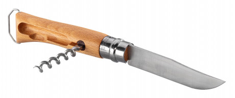 Photo LC246-13.jpg Couteau Opinel numéro 10 - décapsuleur tire-bouchon