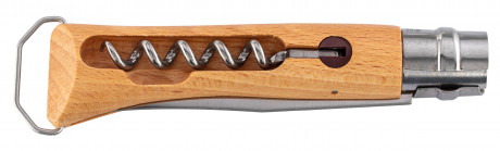 Photo LC246-16.jpg Couteau Opinel numéro 10 - décapsuleur tire-bouchon