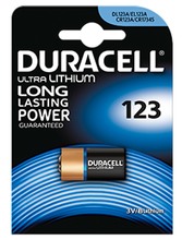 Photo LC415D-1-Pile Lithium CR123 3 volts - Duracell