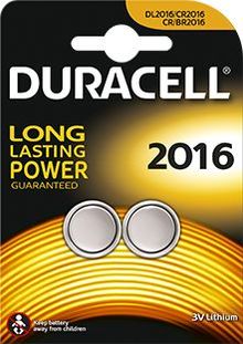 Photo LC416D-1-Piles CR2016 3v Duracell