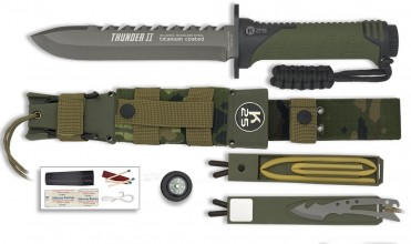 Couteau K25 Thuner II camo vert