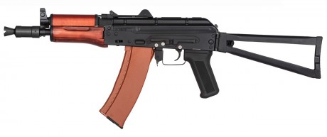 Photo LE1056-1 Réplique AEG AKS-74U acier et bois 1,2J