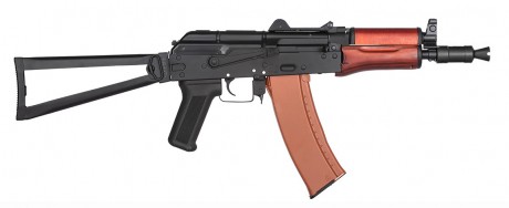 LE1056-2 Réplique AEG AKS-74U acier et bois 1,2J Photo LE1056-2 Réplique AEG AKS-74U acier et bois 1,2J