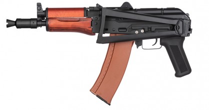LE1056-3 Réplique AEG AKS-74U acier et bois 1,2J Photo LE1056-3 Réplique AEG AKS-74U acier et bois 1,2J