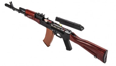 LE1060-6 Réplique AEG AK-74N acier & bois 1,0J Photo LE1060-6 Réplique AEG AK-74N acier & bois 1,0J
