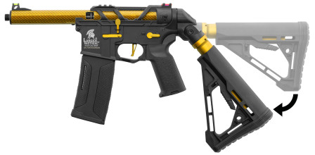 Photo LE9077-05.jpg AEG Lancer Tactical X AIRTAC GEN 3 Gold Replica