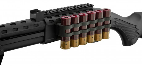 LG3032-02.jpg Réplique de fusil à pompe M870 Strike Industries noire Photo LG3032-02.jpg Réplique de fusil à pompe M870 Strike Industries noire