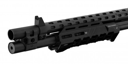 LG3032-05.jpg Réplique de fusil à pompe M870 Strike Industries noire Photo LG3032-05.jpg Réplique de fusil à pompe M870 Strike Industries noire