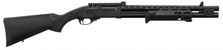 LG3032-07.jpg Réplique de fusil à pompe M870 Strike Industries noire Photo LG3032-07.jpg Réplique de fusil à pompe M870 Strike Industries noire