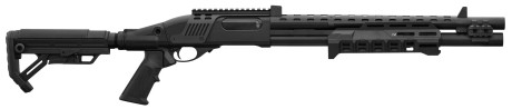 Photo LG3034-04.jpg Réplique de fusil à pompe M870 Strike Industries noire