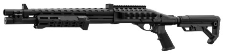 Photo LG3034-06.jpg Réplique de fusil à pompe M870 Strike Industries noire