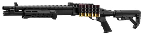 Photo LG3034-07.jpg Réplique de fusil à pompe M870 Strike Industries noire