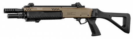 LG3051-04 FABARM STF12 Compact Tan Gas Pump Shotgun Replica Photo LG3051-04 FABARM STF12 Compact Tan Gas Pump Shotgun Replica