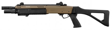 LG3051-05 FABARM STF12 Compact Tan Gas Pump Shotgun Replica Photo LG3051-05 FABARM STF12 Compact Tan Gas Pump Shotgun Replica