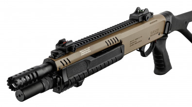LG3051-06 FABARM STF12 Compact Tan Gas Pump Shotgun Replica Photo LG3051-06 FABARM STF12 Compact Tan Gas Pump Shotgun Replica