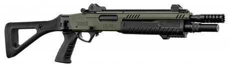 Photo LG3052-01 Réplique fusil à pompe FABARM STF12 Compact OD Gaz