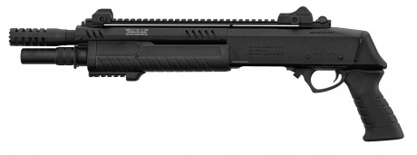 LG3060-03 FABARM STF12 Short Black Gas Shotgun Replica Photo LG3060-03 FABARM STF12 Short Black Gas Shotgun Replica