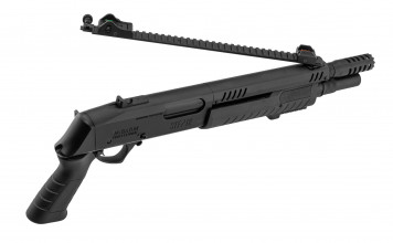 LG3060-06 FABARM STF12 Short Black Gas Shotgun Replica Photo LG3060-06 FABARM STF12 Short Black Gas Shotgun Replica