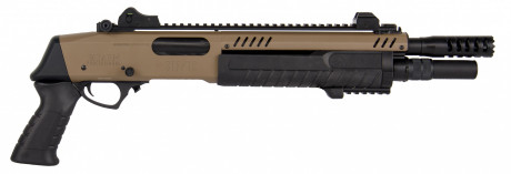 LG3061-2 Replica FABARM STF12 Short Tan Gas pump shotgun Photo LG3061-2 Replica FABARM STF12 Short Tan Gas pump shotgun